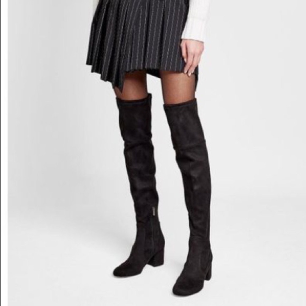 Sam Edelman Varona Boot, Black Suede, Size 7